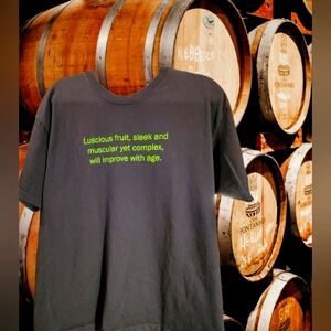 Men's Cool Winery Dark Brown T-shirt Size Large